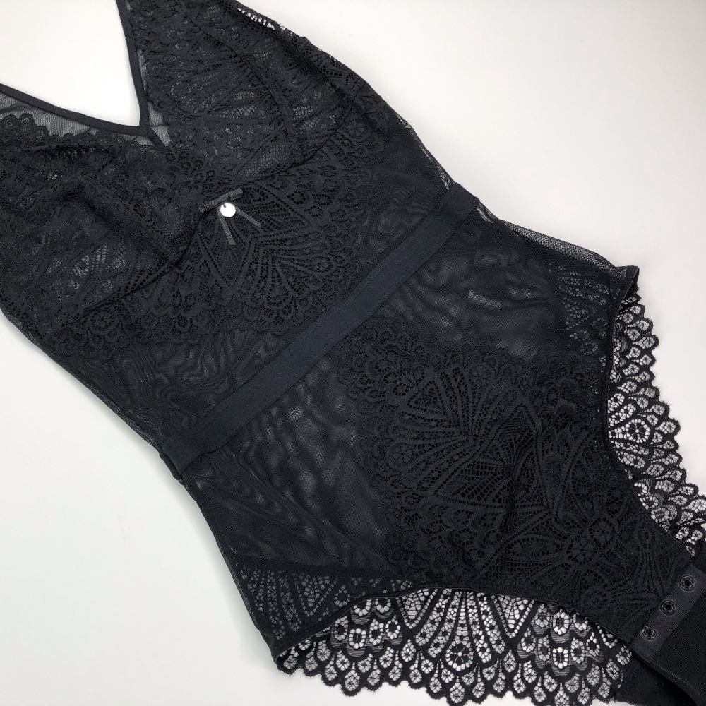 Nwot Boux Avenue Odette Deco Lace Teddy Bodysuit - Picture 6 of 8
